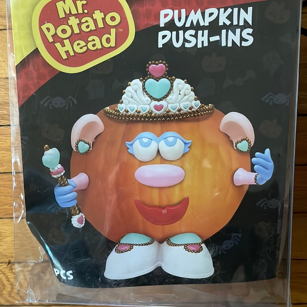 Mr Potato Head Princess Pumpkin Push-Ins Halloween Decoration
